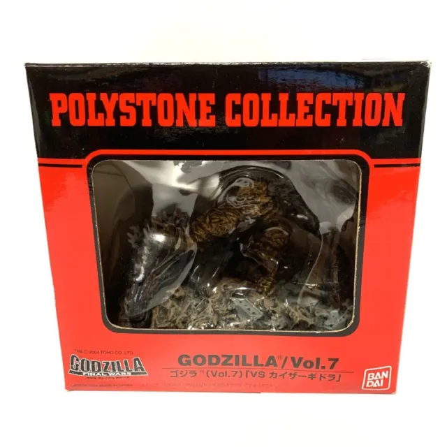 Bandai Polystone Collection Godzilla VS Kaiser Ghidorah Figure jp