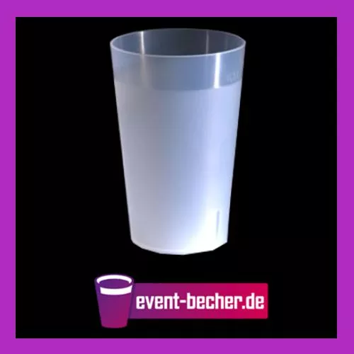 250 Mehrwegbecher 0,3 Plastikbecher Trinkbecher 0,3l  transparent Becher PP