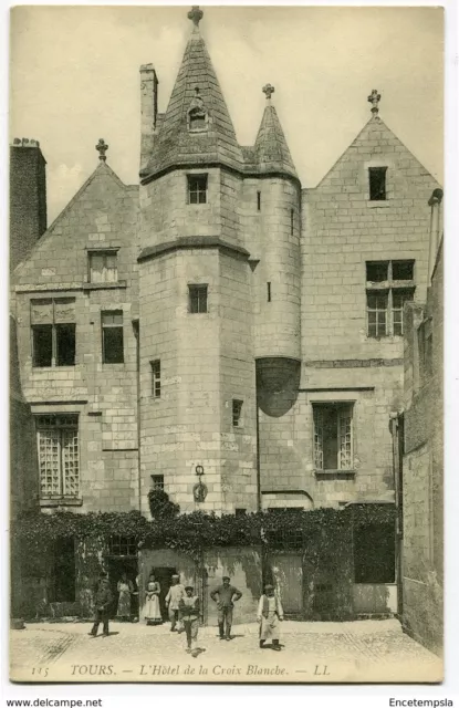 CPA-Carte postale-  FRANCE -Tours - L'Hôtel de la Croix Blanche (CP1885)