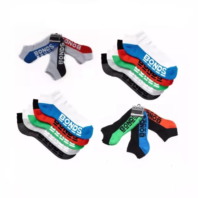 10 Pack Mens Bonds Low Cut Sports Ankle Gym Running Cushioned Active Socks