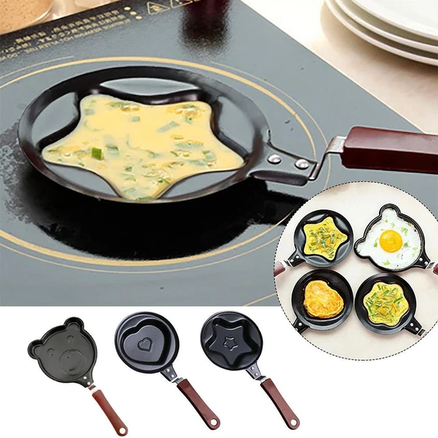 1 pieza Mini sartén antiadherente tortilla desayuno forma de panqueque de huevo R2N8