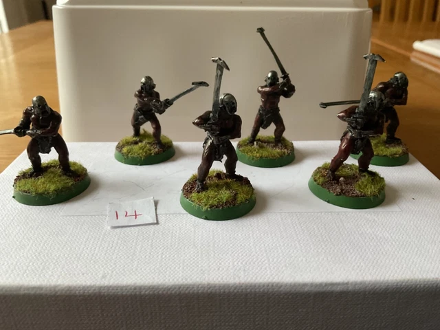 WARHAMMER LORD OF The Rings Uruk Hai Metal Berserkers X6 EUR 16,98 ...
