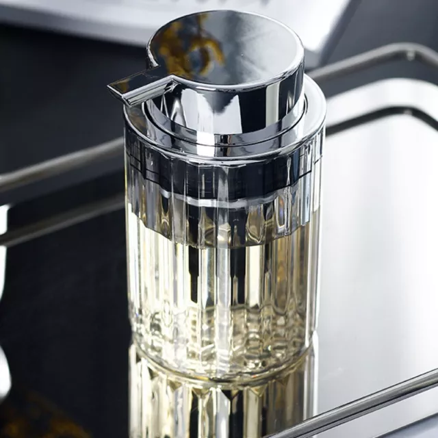 Transparent Soap Dispenser Longmouth Press Bottle for Shampoo Air Cushion Bath