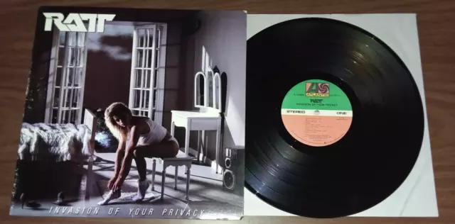RATT "Invasion of Your Privacy" LP 1985 Record (VG Vinyl) Club Edition 7 81257-1