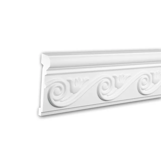 PROFHOME 151350F barra flexible de pared y friso barra de estuco barra decorativa 2 m