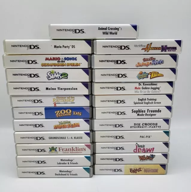 Auswahl Nintendo DS Spiele - u. a. Animal Crossing, Mario Party DS, Nintendogs