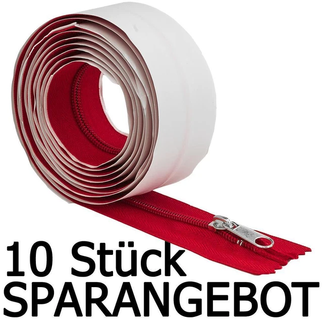 selbstklebender Reißverschluss Staubschutzwand Folientür Staubschutztür 10x3,2cm