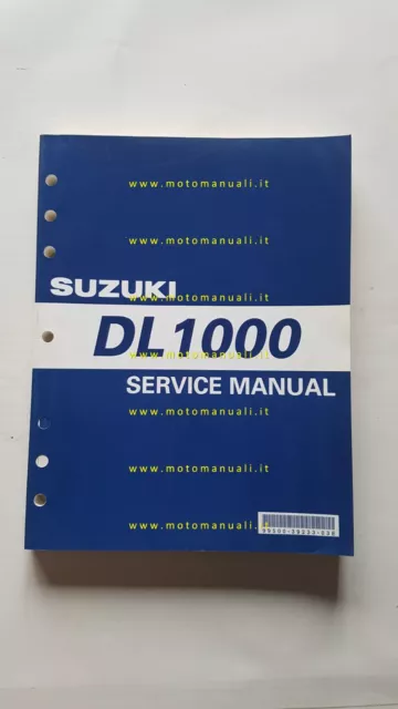 Suzuki V-STROM DL 1000 2002 manuale officina INGLESE originale WORKSHOP MANUAL