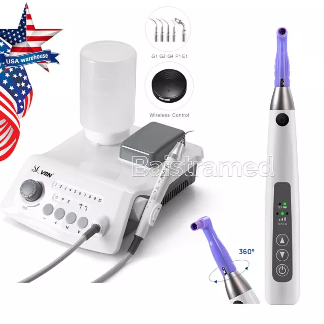 Dental VRN-A8 LED Ultrasonic Piezo Scaler /Cordless Hygiene Prophy Handpiece