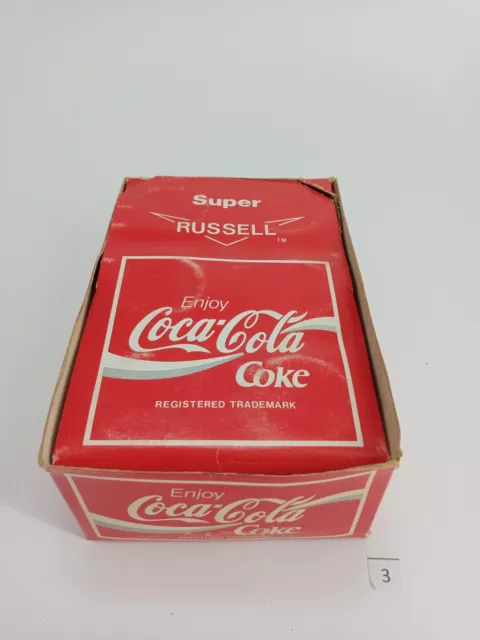 🔴  Rare Genuine 80's USA version Coca Cola Russell SUPER Yoyo Spinners Box (3)