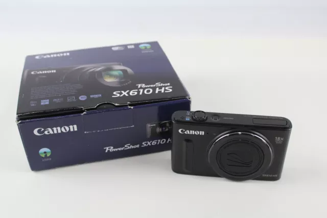 Canon Powershot SX610 HS Digital Compact Camera Working w/ Canon 18x IS Zoom