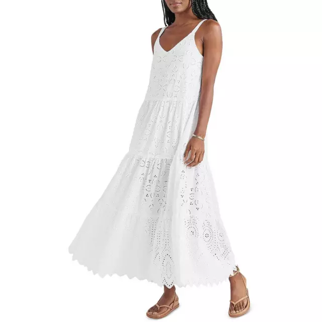 Splendid Womens Wynona Cotton Eyelet Summer Maxi Dress BHFO 3568