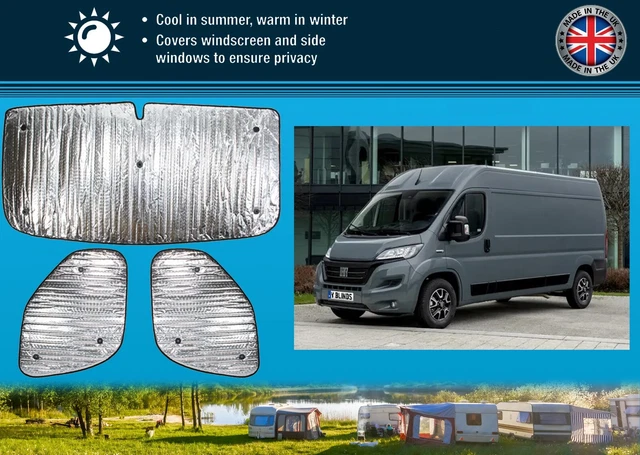 Housse De Pare-Brise Pour Fiat Ducato Série 8 À Partir De 2006, 600D