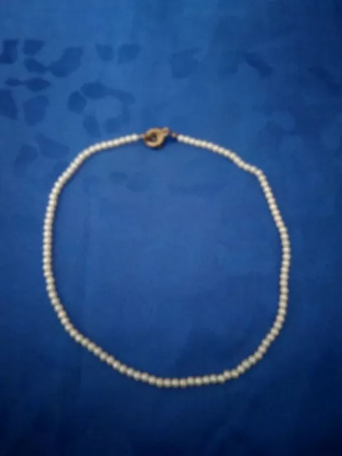 Collier ras du cou perles