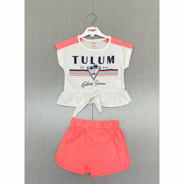 Toddler Baby Girls Summer Sleeveless Stripe T Shirt Tops Shorts Set Kids Outfits