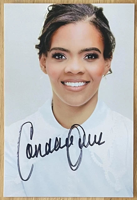Ms. Candace Owens, 100% Authentic Autographed Photo, Blexit Founder, Rare !