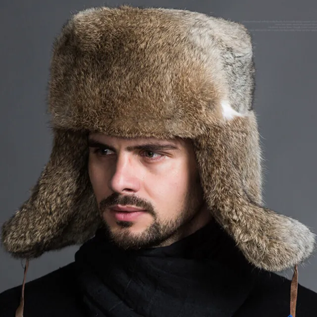 Da cacciatore Ushanka russo Cappelli da neve Cappello da sci in pelliccia