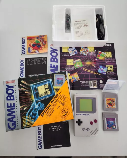 Nintendo Gameboy Dmg Tetris Bundle Box ( Special Offer Combo)