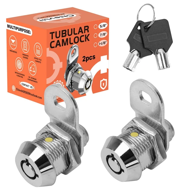 2Pck RV Storage Locks, Cam Lock,5/8 Locks for Storage Door,Compartment Cabinet