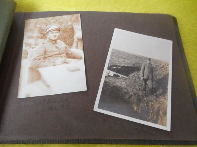29 Foto 1wk Album Fotoalbum Soldat Füs. RGT 40 Achen Triberg Portrait Frau EK 7