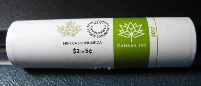 Canada 2017 5-cent 150th of Canada - One Original Special Wrapped Roll