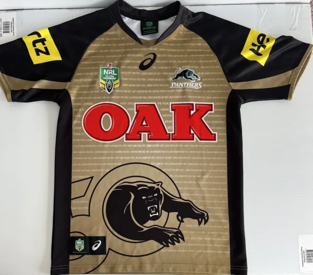 Penrith Panthers 2016 50th Anniversary ASICS Jersey Size M- Free Tracked Postage