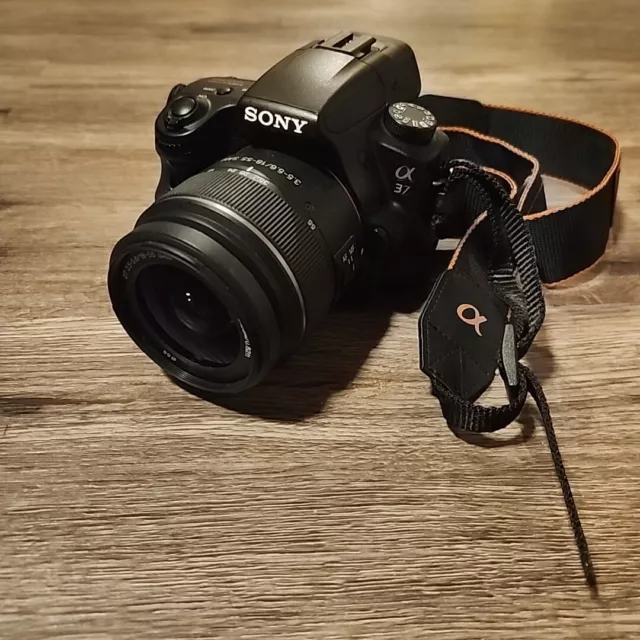 Sony Alpha SLT-A37 16.1MP Digital SLR Camera w/3.5-5.6/18-55 SAM  Lens