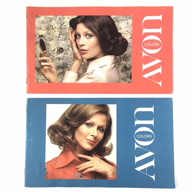 AVON COLOR GUIDE Catalogsfor Makeup Shade Selections LOT OF 2 Vintage