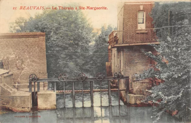 Cpa 60 Beauvais Le Therain A Saint Marguerite