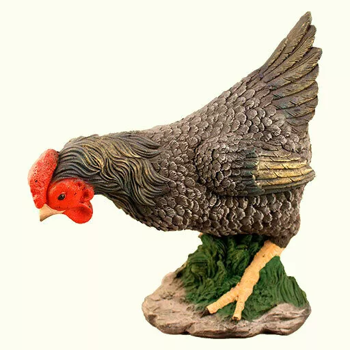 Chicken Garden Statue Large Hen Figurines Country Farmhouse Decor Sculpture Bird