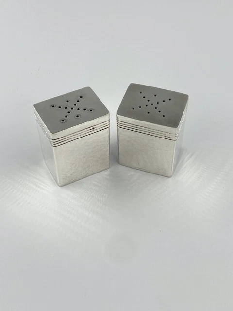 Allan Adler Vintage Sterling Salt and Pepper Shakers