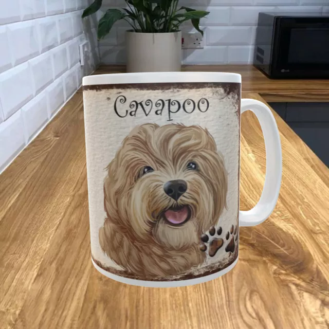 Cavapoo 11oz Coffee Mug My Dog's Rules Theme 341DRMUG