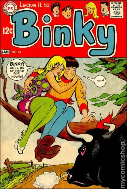 Leave It to Binky #64 VG- 3.5 1969 Stock Image Low Grade