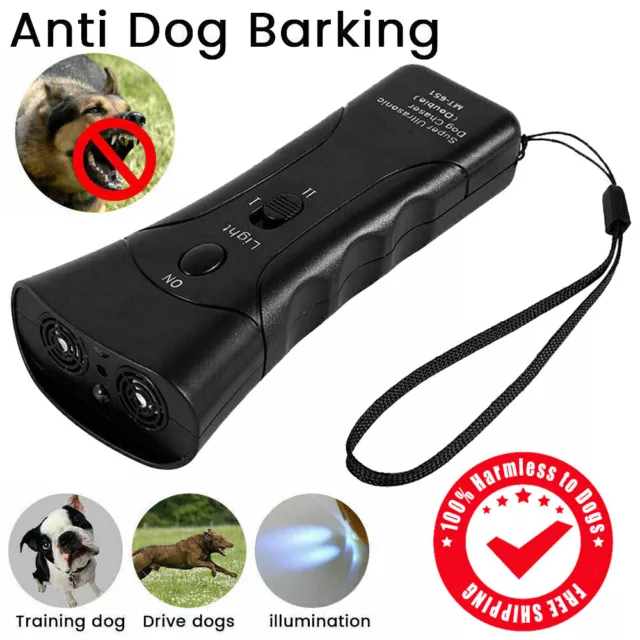 Petgentle Ultrasonic Anti Dog Barking Pet Trainer LED Light Gentle Chaser-Style