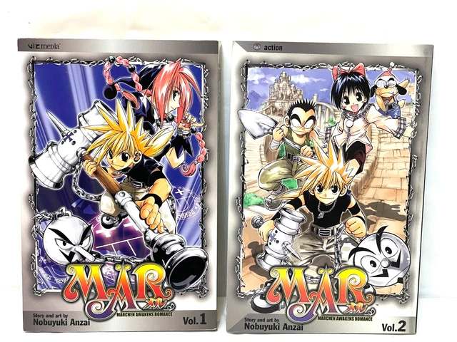 MAR Vol. 1-2 Marchen Awakens Romance Manga English Paperback VIZ Nobuyuki Anzai