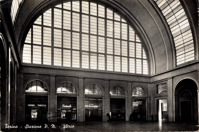 Torino Stazione Porta Nuova Atrio interno F. Grande  spedita