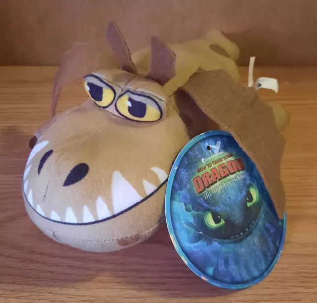 Dreamworks How To Train Your Dragon The Hidden World MEATLUG Plush Toy NWT!