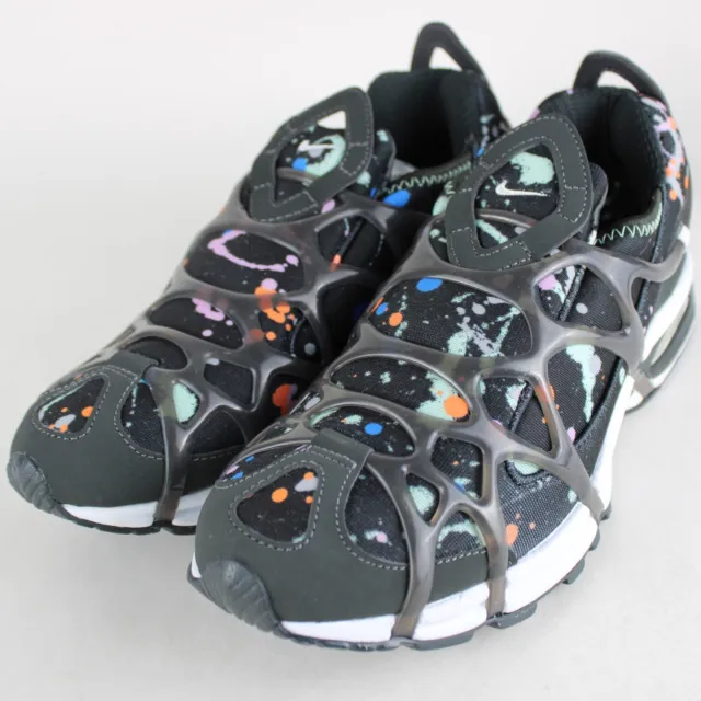 Nike Men's Air Kukini SE Laceless Running Shoes Black Paint Splatter DV1894-001