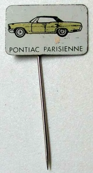 Nos Pontiac Parisenne Advertising Stick Pin Excellent Condition #A58