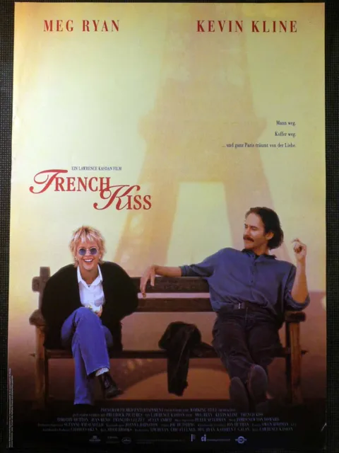 French Kiss - Meg Ryan - Kevin Kline - Filmposter A3 29x42cm gerollt