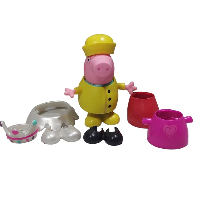 PEPPA PIG TALKING Dress Up Peppa Large Figure Kids Play Toy Playset 16