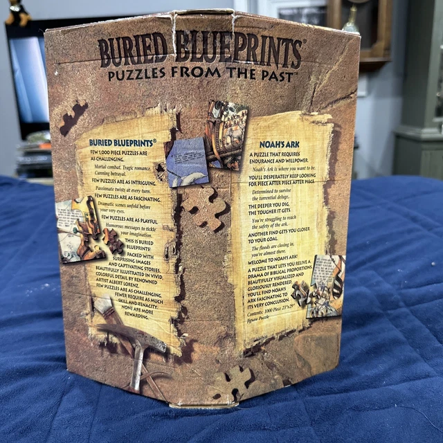 BURIED BLUEPRINTS NOAH’S Ark Puzzles from the Past 1000 Piece Jigsaw