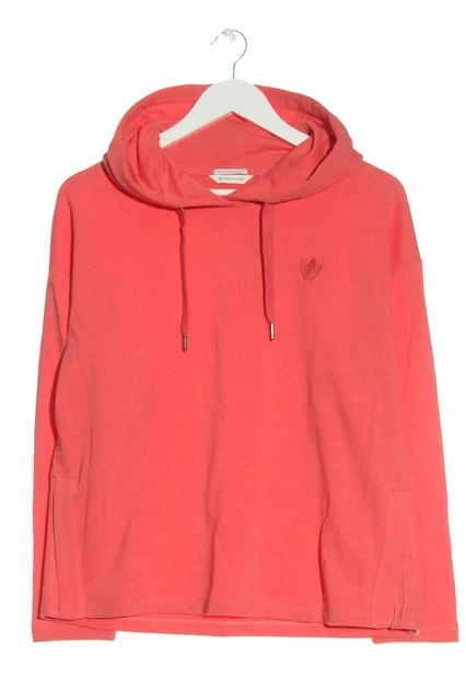 TOM TAILOR felpa con cappuccio donna taglia DE 38 rosa casual look
