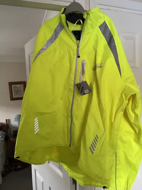 Altura Night Vision Cycling Jacket 3xl yellow Commuter Urban Hi Viz Waterproof