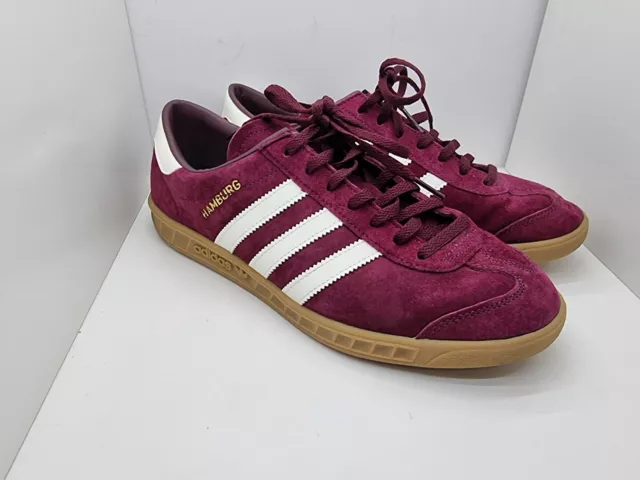 Maroon hamburg sales adidas