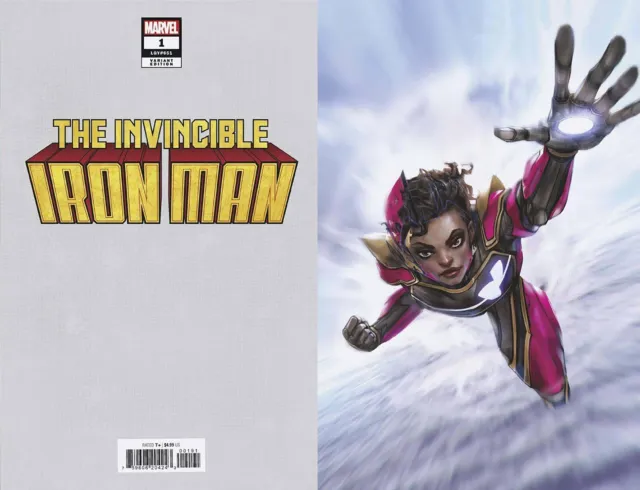 Invincible Iron Man #1 1:100 Riri Ironheart Tao Virgin Variant 011123