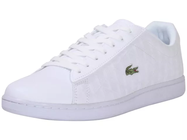 Lacoste Men's Carnaby-EVO-222-5 Sneakers Low-Top Shoes White/White