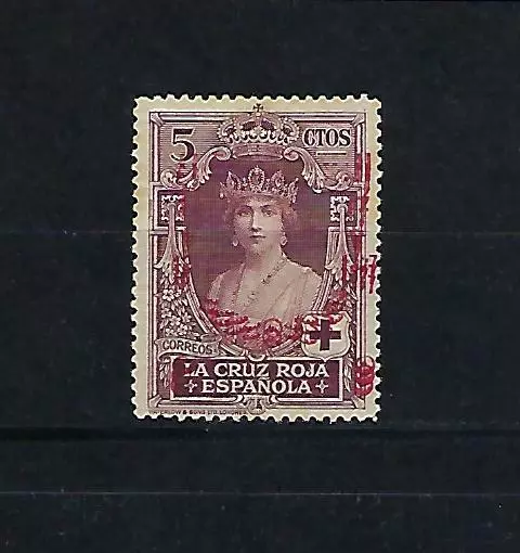 ESPAÑA. Año 1927. Alfonso XIII. Variedad habilitación.