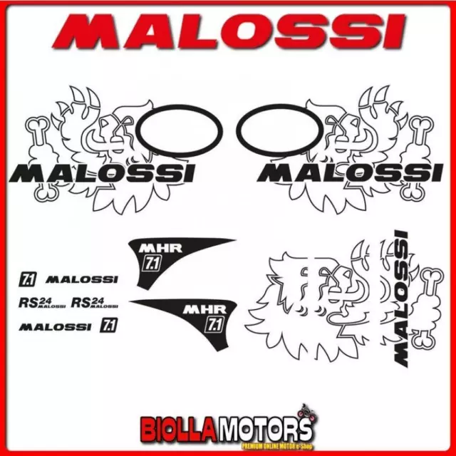 3317672 Kit Adesivi Trofeo Malossi Vespa Primavera Iget 125 Ie 4T Euro 4 2016->