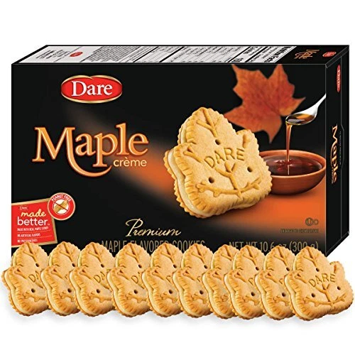 Dare Maple Leaf Crème Cookies – Classic Canadian Cookie Made with Real Maple ...
